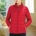 thumbnail image 2 of Daznico Women's Short Lightweight Down Jacket | Stand Collar Quilted Coat with Down for Winter Warmth,Size:XXL, 2 of 5