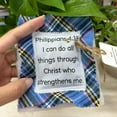 thumbnail image 4 of Vacemry Under $5 Embroidered Prayer Quilt, Handmade Fabric Square with Wooden Cross, Inspirational Gift for Friends Family, Comforting Keepsake for Special Occasions, 4 of 6