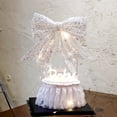 thumbnail image 3 of Coofit Bow Cake Topper Large: Glitter Birthday Cake Pick Cake Decoration for Wedding, 3 of 7
