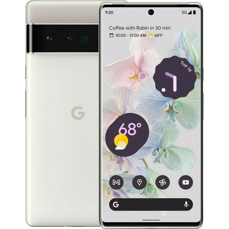Pre-Owned Google Pixel 6 Pro 256GBGB Fully unlocked Cloudy White (LCD DOT) (Good)