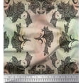 thumbnail image 1 of Soimoi Cotton Voile Fabric Artistic Paisley Print Fabric by The Yard 56 Inch Wide, 1 of 1
