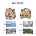 thumbnail image 7 of Fuzoiu Tropical Leaves Flower Print Winter Beanie Hat for Men & Women,Warm Knit Cap,Women Windproof Watch Hat,Knit Warm Unisex Beanie, 7 of 7