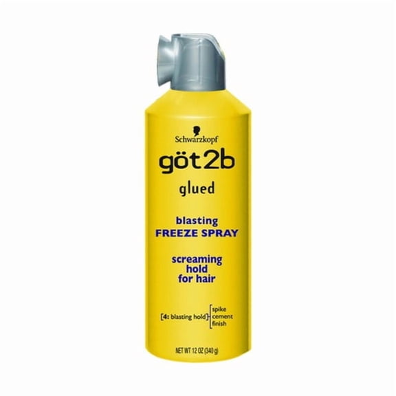 Schwarzkopf göt2b Glued Blasting Freeze Hair Spray Strong Hold Spiking Finish 12 oz