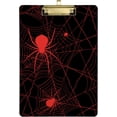 thumbnail image 2 of FMSHPON Halloween Red Spiders Web Clipboard Hardboard Wood Nursing Clip Board and Pull for Standard A4 Letter 13x9 inches, 2 of 5