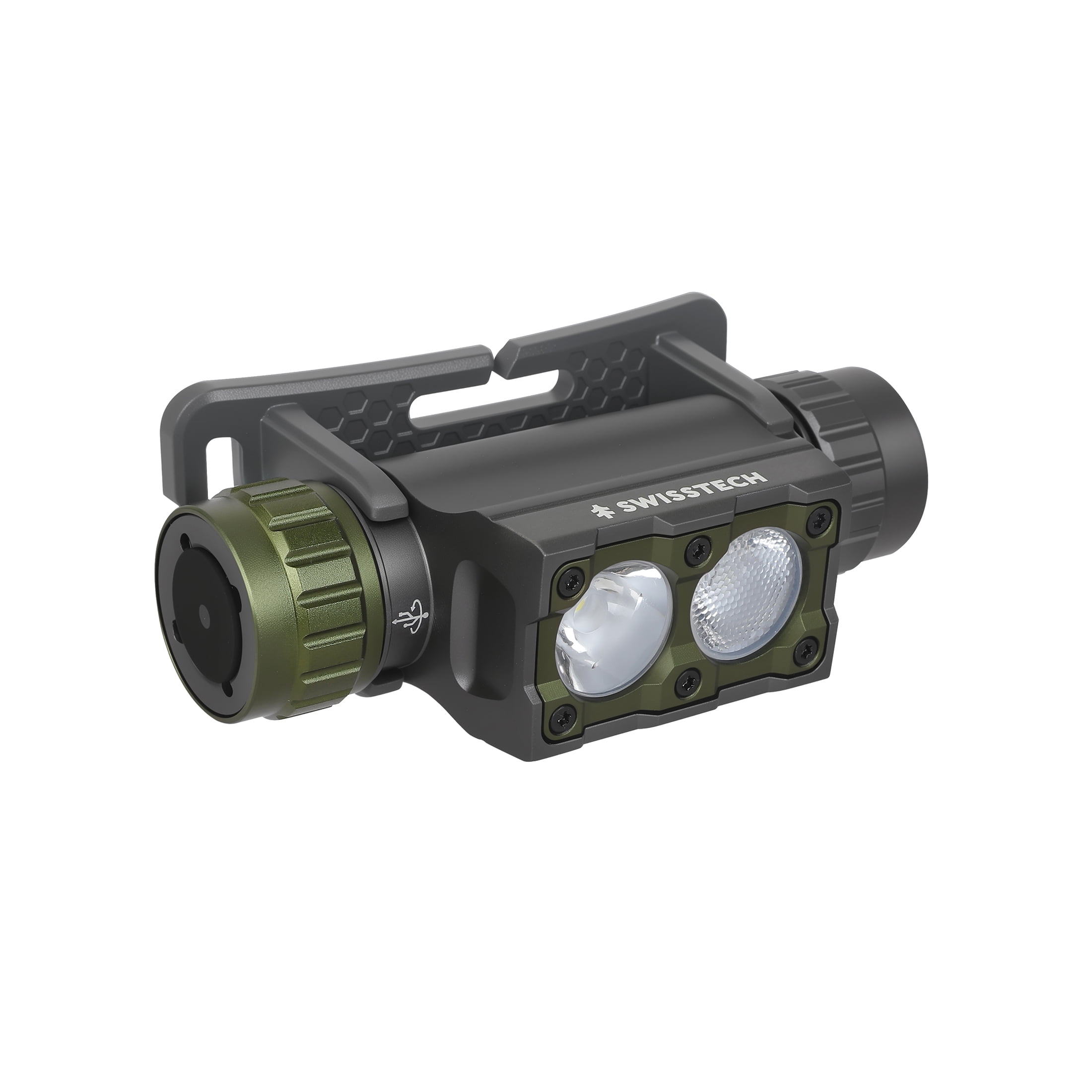Swiss Tech STARKE 30, 3000 Lumen Rechargeable LED Headlamp with Magnetic Base