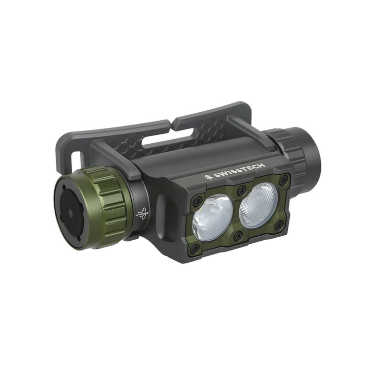Swiss Tech STARKE 30, 3000 Lumen Rechargeable LED Headlamp with