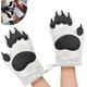 thumbnail image 1 of Guantes para horno, manoplas para horno resistentes al calor, 1 par de bonitos guantes para horno con forma de garra de oso, diseño antideslizante de silicona, adecuados para cocinar, hornear, asar a, 1 of 5