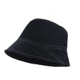 thumbnail image 4 of Sombrero de mujer, moda de otoño e invierno, estilo coreano, sombrero de lavabo, sombrero de pescador informal, moderno y moderno, sombrero de pescador con cubierta facial lisa, 4 of 6