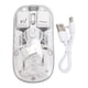 thumbnail image 2 of Ratón, Ratón Transparente Transparente Recargable 400mAh Para Oficina, 2 of 7