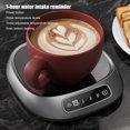 thumbnail image 2 of Coffee Mug Warmer, Screen Touch Smart Rechargeable Cup Warmer, Cordless Coffee Warmers, USB Rechargeable Electric Ceramic Drinks Cup Warmers, for Coffees, Tea, Milk, Beverage, Water, 2 of 8