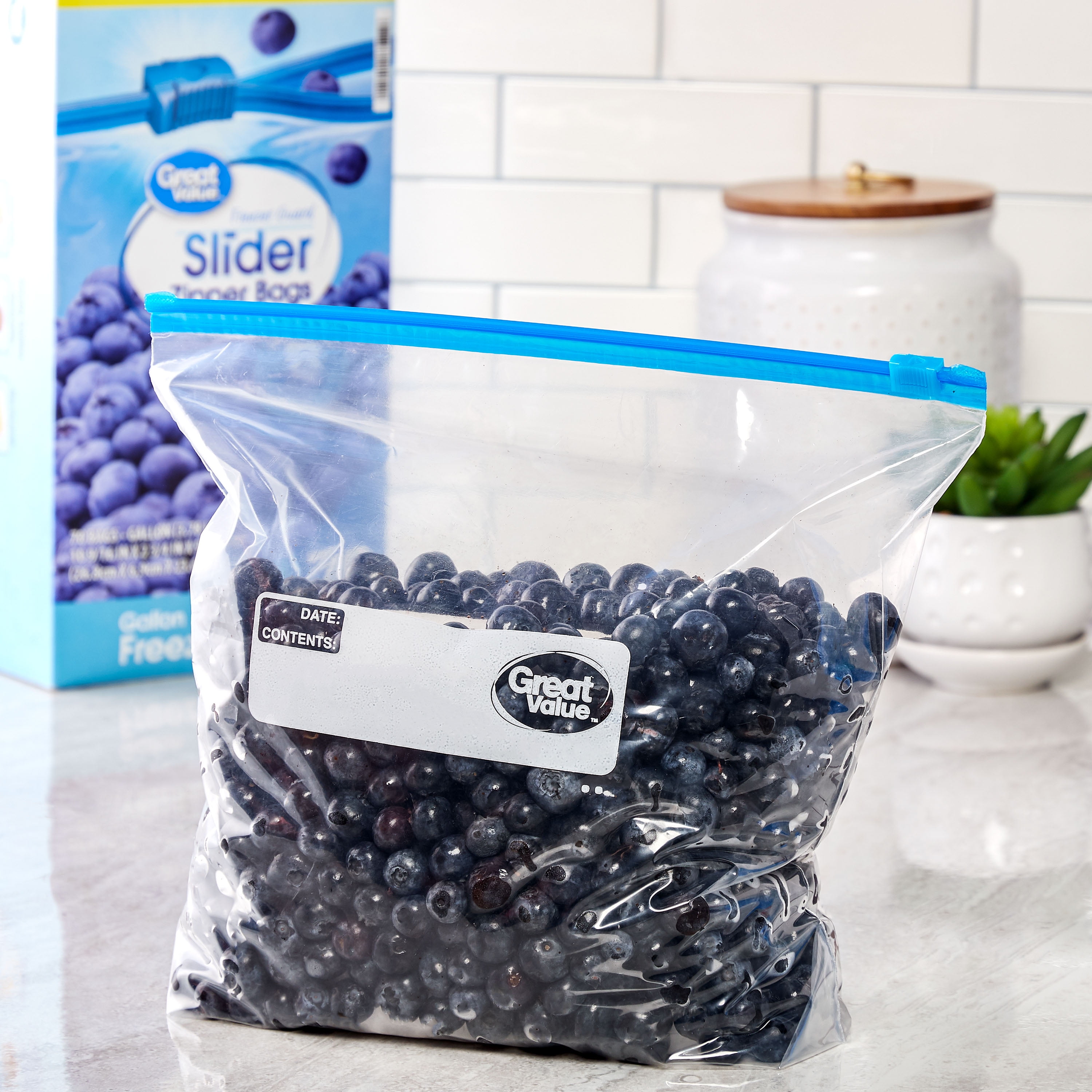 Kroger® Quart Slider Freezer Bag 1 QUART 5.875 INCH X 8 INCH X 2.25 INCH 1  PACK 30 COUNT, 30 ct - Foods Co.