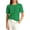 Green, variant on Women's Puff Short Sleeve Eyelet Shirts Summer Lace Blouses Dressy Casual Work Tops Spring Teacher Clothes