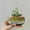 C, variant on Flower Pots Circular Glazed Ceramic Pottery Planter Set Unique Color Blend for Succulent and Garden Display Indoor Outdoor Use