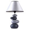 Shades of Gray Ceramic Stone Table Lamp