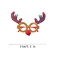 thumbnail image 2 of Christmas Glasses Accessories Party Favors Plastic Fun & Comfortable for Christmas Party Holiday Photo Booth Office Home Christmas Decorations by MPOISVA, 2 of 5