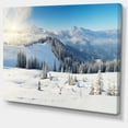 thumbnail image 2 of Sunny Morning in Mountains - Impression sur Toile Paysage, 2 of 4