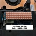 thumbnail image 4 of PC Notebook SSD Heat Sink For M.2 2280 PCI-E NVME With Thermal Pad Heatsink Computer Cooler Copper Radiator Accessory 2.5mm, 4 of 6