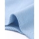 thumbnail image 5 of INSPIRAR CHIC Blusa de cuerpo con cuello alto y botones de manga corta para mujer XL Azul, 5 of 6