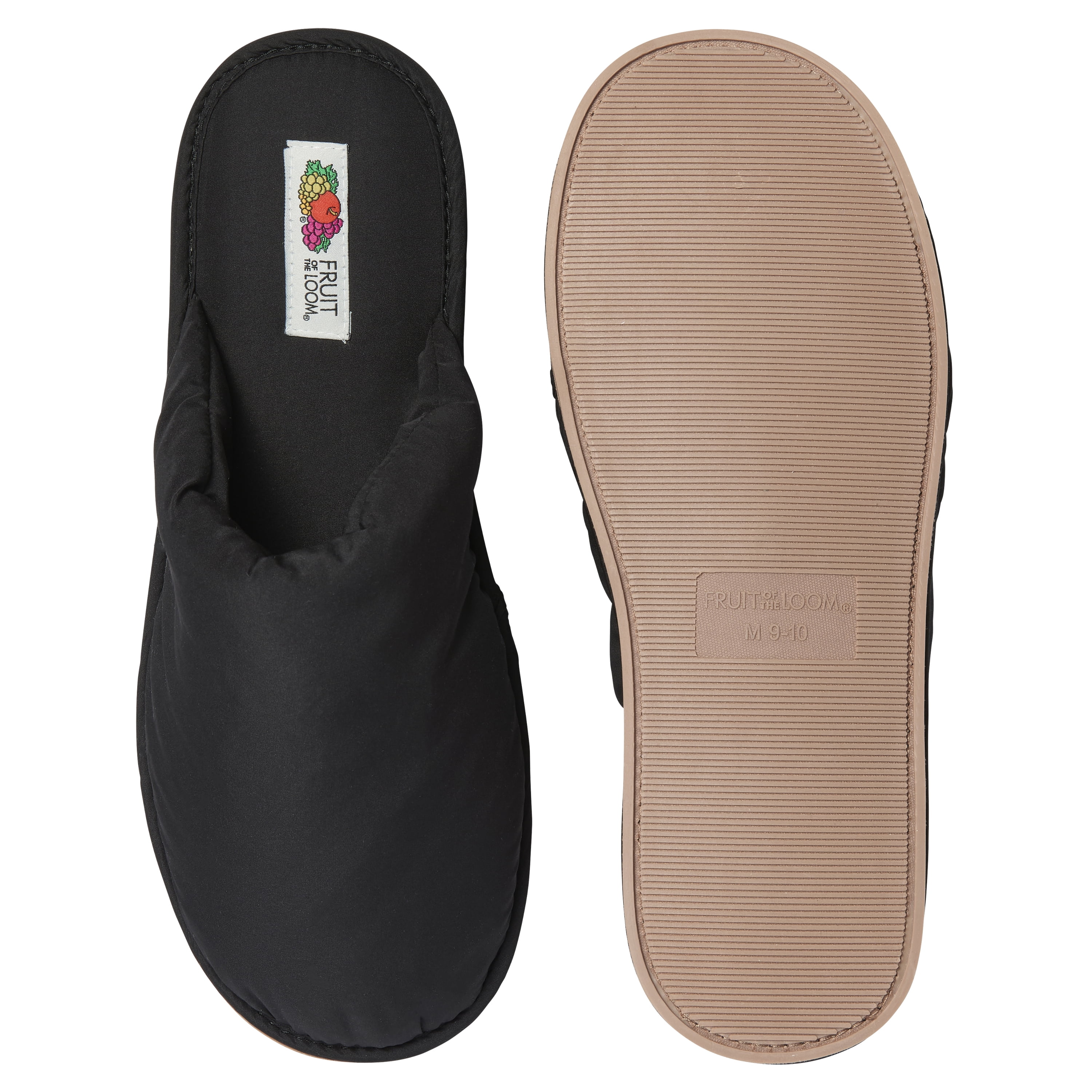 Fruit of the Loom Men's Padded Slippers