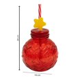 thumbnail image 3 of Tarro con Tapa Holiday Time de Vidrio Diseño Esfera Rojo 550 ml, 3 of 4