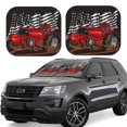 thumbnail image 1 of Vsdgher tractor Print Car Windshield Sun Shade, Reflective Sunshade Window Sunshade Sun Visor Protector Fit for Cars,Trucks,SUVs-Small, 1 of 6