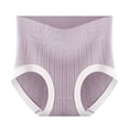 thumbnail image 6 of Elainilye Fashion Womens Seamless Underwear Traceless Briefs Graphene Crotch High Waist Underwear Butt Lifter Panties Briefs,Purple, 6 of 6