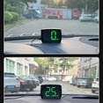 thumbnail image 3 of Riwesomey LED a Auto HUD Velocímetro digital Head Up Display Adaptador de carga Universal Ligero Fuente grande Alarma de velocidad Cámaras de salpicadero de coche, 3 of 6