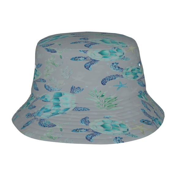 Sea Turtle Fisherman's Hat Lightweight and Breathable Sun Hat Suitable for Both Men and Women