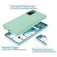 thumbnail image 4 of Cell Phone Cases for 6.5" Samsung Galaxy S20 FE 5G, Njjex Liquid Silicone Gel Rubber Shockproof Case Ultra Thin fit Galaxy S20 FE 5G Case Slim Matte Surface Cover for Galaxy S20 FE 5G 2020 -Green, 4 of 9