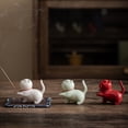 thumbnail image 2 of Lindos adornos de cerámica para fusor de incienso con forma de gatito, lindo bolígrafo para té con forma de gato, inserto de incienso creativo para interiores y hogares, 2 of 5