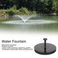 thumbnail image 4 of Solar-Powered Floating Water Fountain Set for Outdoor Use – 4 Spray Patterns, 1W Monocrystalline Silicon Panel, 210L/H Flow Rate, 60cm Max Height – Ideal for Bird Baths, Ponds, Garden Decor, Easy, 4 of 7