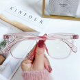 thumbnail image 1 of [Anti Luz Azul] Gafas De Ordenador Transparentes Marco De Las Mujeres Hombres Redondas Bloqueo Óptica Gao Jiahui unisex, 1 of 2