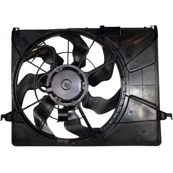 For Hyundai Sonata Cooling Fan Assembly for Radiator / A/C Condenser 2006 2007 2008 | 3.3L For HY3117101 | 25350-3K280