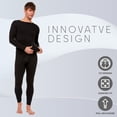 thumbnail image 4 of Thermal Underwear for Men Fleece Warm Base Layer Winter Debra Weitzner, 4 of 8