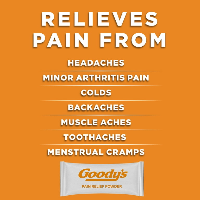 Goody's Extra Strength Headache Powder, Cool Orange Flavor