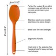 thumbnail image 2 of Unique Bargains 4 Pcs Kitchen Cooking Silicone Spatula Heat Resistant Turner Scraper Baking Utensils Orange Blue Pink Green, 2 of 7