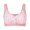Pink, variant on Hesxuno Womens Bra Wire Free Underwear Onepiece Bra Everyday Underwear Bras