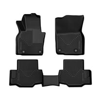 Husky Liners 95481 Weatherbeater Floor Mats Fit 2024-2025 Mazda CX-90 Front/2nd Row Liners 3pc Black