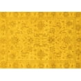 thumbnail image 1 of Ahgly Company Indoor Rectangle Abstract Yellow Modern Area Rugs, 5' x 8', 1 of 4
