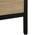 thumbnail image 4 of Freeport 3-Drawer Accent Storage Cabinet Engineered Wood in Oak Assembled, 4 of 10