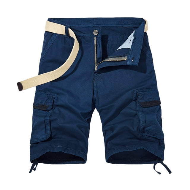 Men's Relaxed Fit Cargo Shorts Casual Stretch Summer Outdoor Hiking Tactical Workout Shorts with Multi Pockets