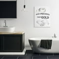 thumbnail image 2 of Stupell Industries More Precious Than Gold Phrase Toilet Paper Joke Canvas Wall Art Design by Gail Green Licensing and Design Limited, 30" x 40", 2 of 4
