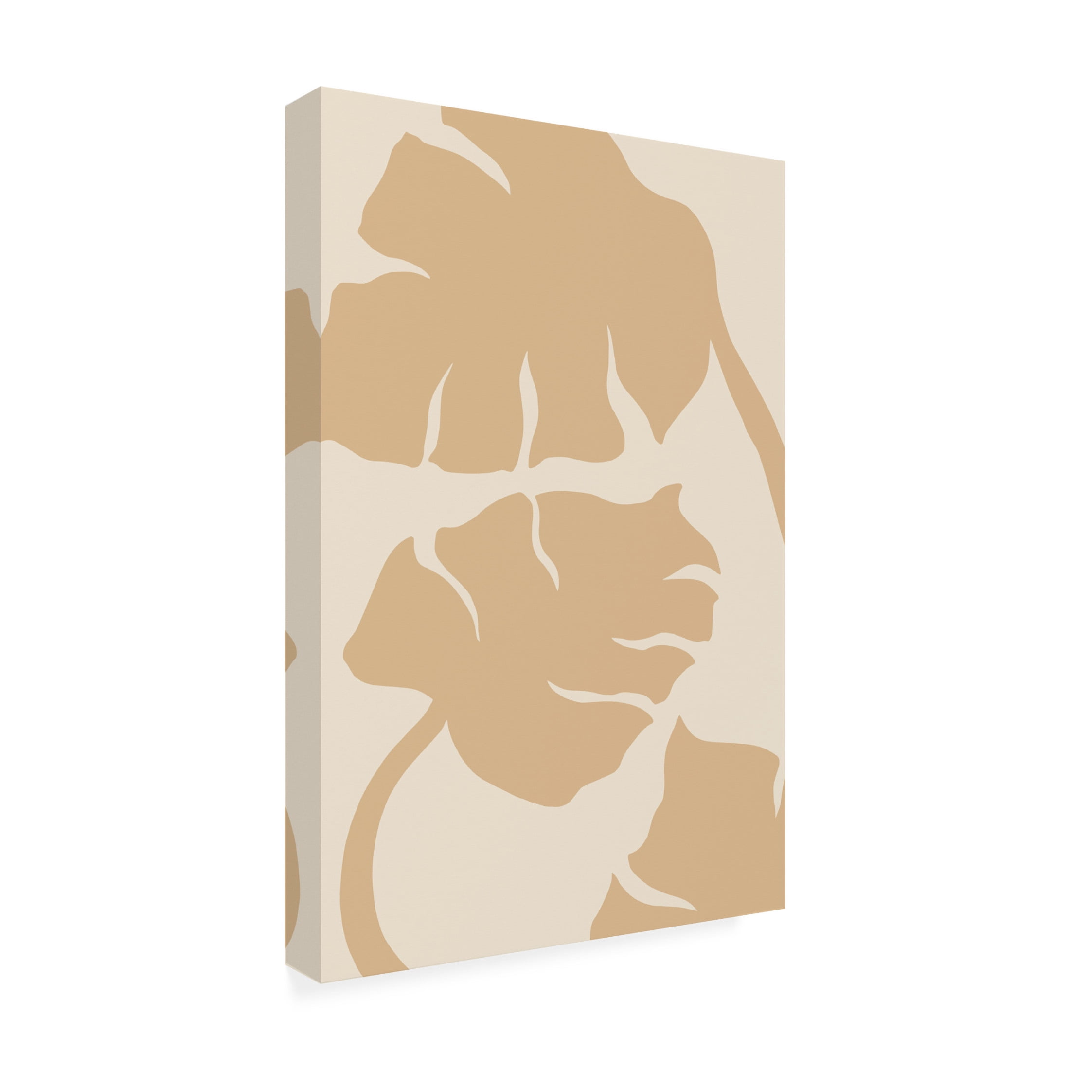 Trademark Fine Art Pictufy Studio Monstera Soft orange Canvas Wall Art