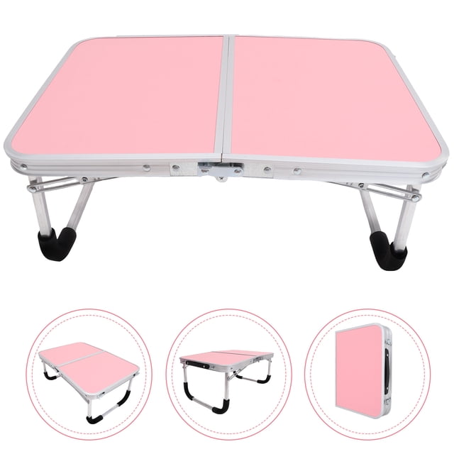 FONDOTIN Petite Table Pliante Bureau de Camping Pliable Alliage d'Aluminium Capacité de Charge 1 Paquet