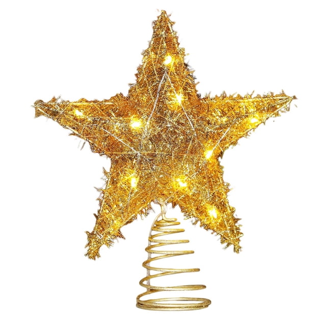Estrella brillante Decoración festiva única Lámpara de estrella de cinco puntas