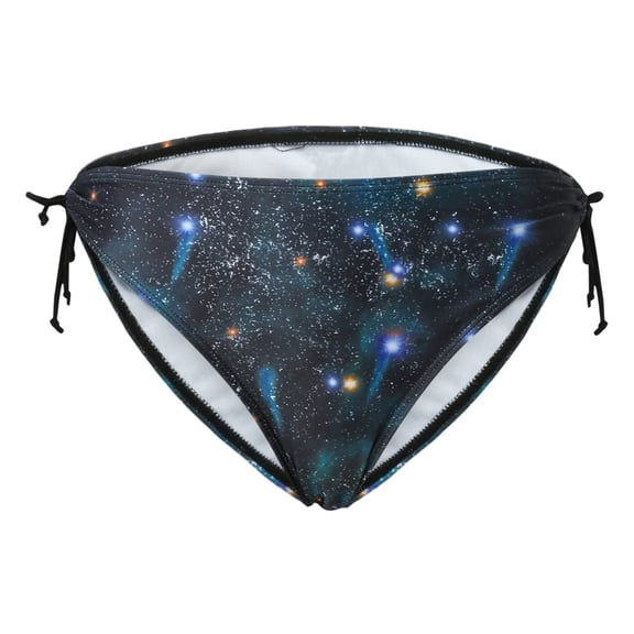 Women's Tie Side Swimsuit Bikini Bottom Swim Panty Women Bikini Swim Pants Shorts Bottom Swimsuit Swimwear Bathing Black XXL