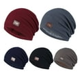 thumbnail image 6 of Zhaomeidaxi Mens Winter Warm Knitting Hats Plain Skull Beanie Cuff Toboggan Knit Cap, 6 of 8