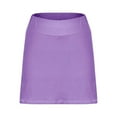 thumbnail image 4 of Lenpel Women's Athletic Skorts Lightweight High Waisted Side Split Tennis Skirts with Inner Shorts Workout Sports Skorts, 4 of 7