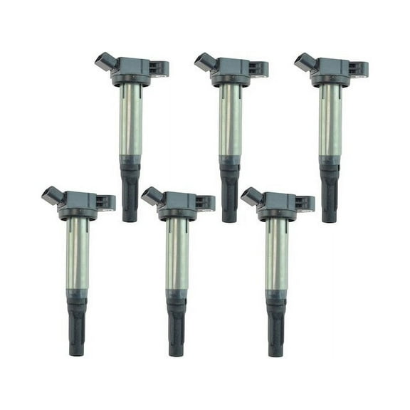 Ignition Coil Set 6 Piece - Compatible with 2007 - 2016 Toyota Sienna 3.5L V6 2008 2009 2010 2011 2012 2013 2014 2015