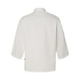thumbnail image 3 of Chef Designs Men's 3/4 Sleeve Chef Coat, L, White, 3 of 3